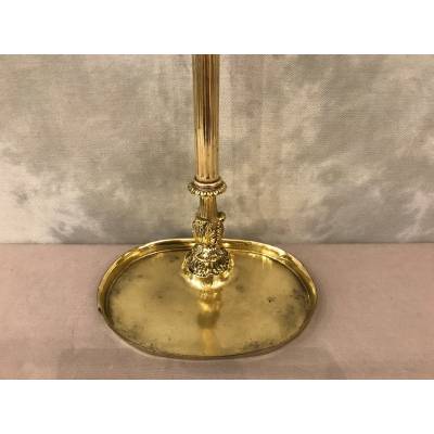 Ravant door umbrellas, chimney servant alone in vintage brass 19 th