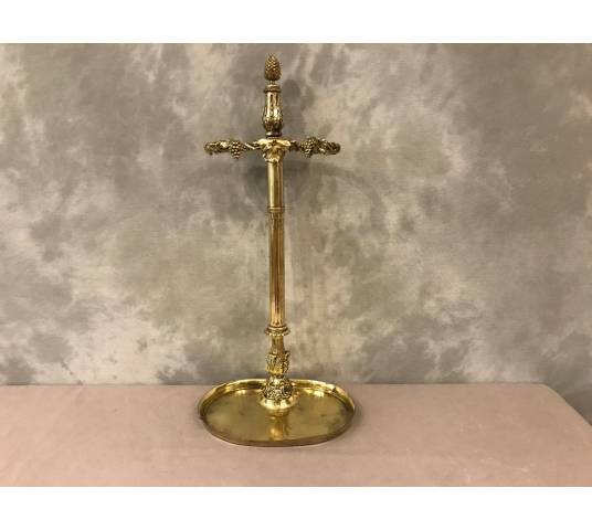 Ravant door umbrellas, chimney servant alone in vintage brass 19 th