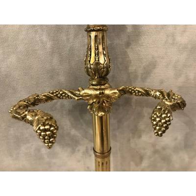 Ravant door umbrellas, chimney servant alone in vintage brass 19 th