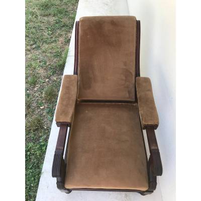 Freelchair flying mahogany 19 th model with reclining file