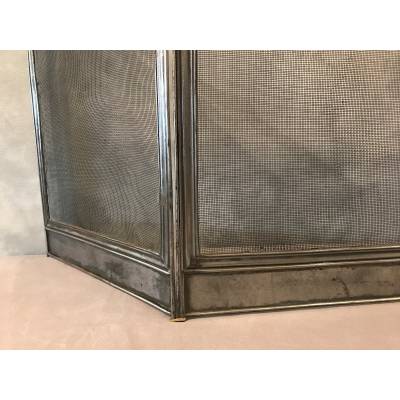 Pare fire of antique iron fireplace 19 th Charles X