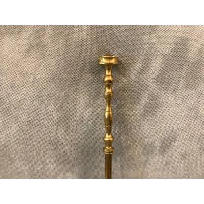 Woodpecker or gunner in vintage brass 19 th