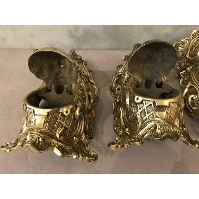 Head receptacle of period bronze billiard balls 19 th