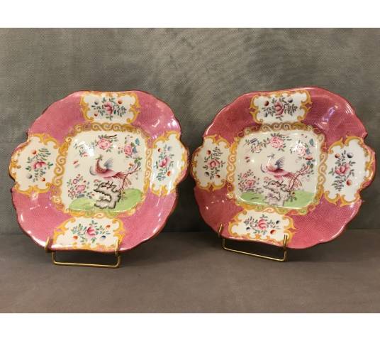 Pair of vintage Minton porcelain 19 th