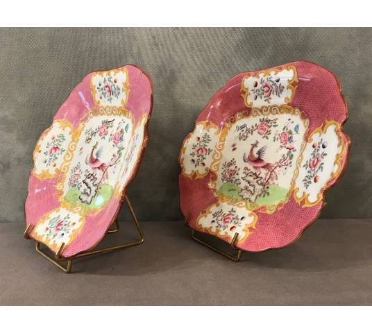 Pair of vintage Minton porcelain 19 th