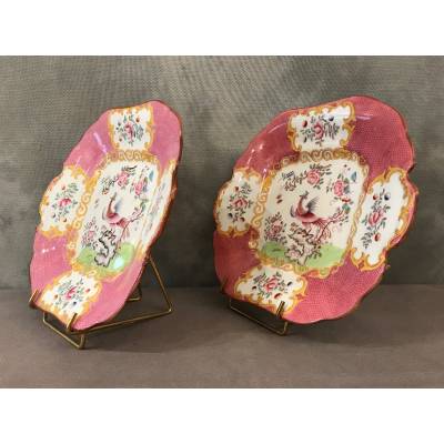 Pair of vintage Minton porcelain 19 th