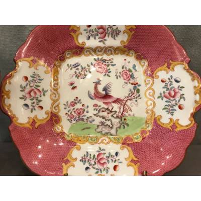 Paire de plats en porcelaine de Minton d'époque 19 ème