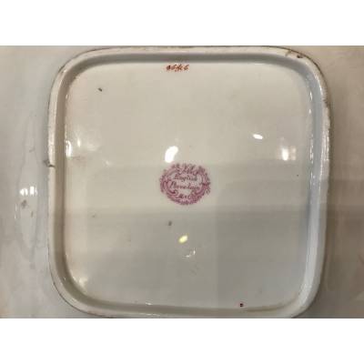 Paire de plats en porcelaine de Minton d'époque 19 ème