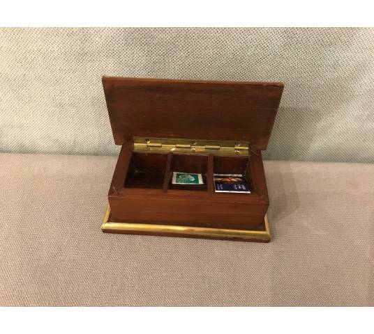 Small box with a period mahoganet 19 th