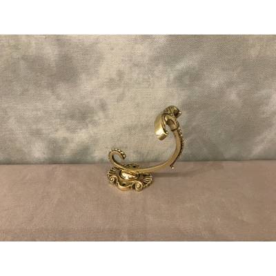 Hook, bronze coat rack from the 19th century