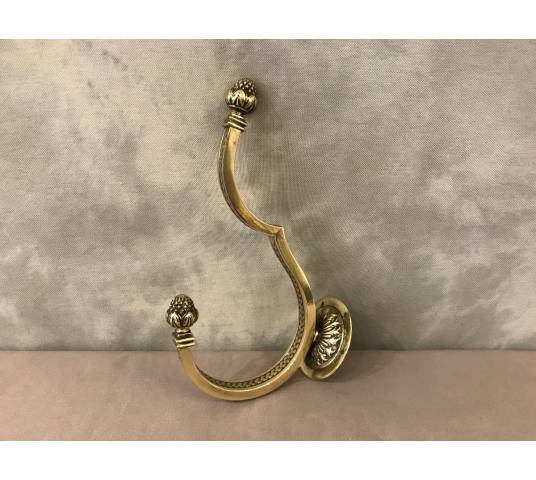 Beautiful and large bronze coat rack in Louis XVI style from the 19th century