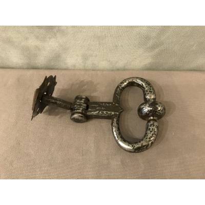 18th century wrought iron door knocker