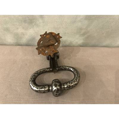 18th century wrought iron door knocker