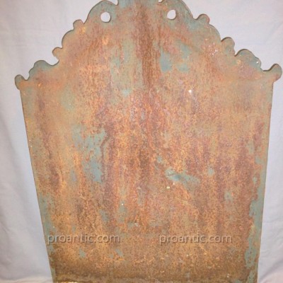 Medium cast iron chimney plate 20 th