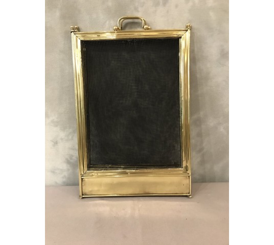 Pare antique brass fireplace Charles X