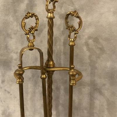 Antique brass mantelpiece - ( 19th-century )