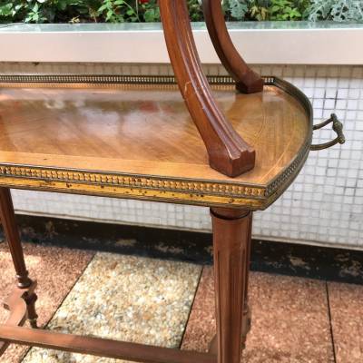 Table at the time 19 th Napoleon III in marquetry