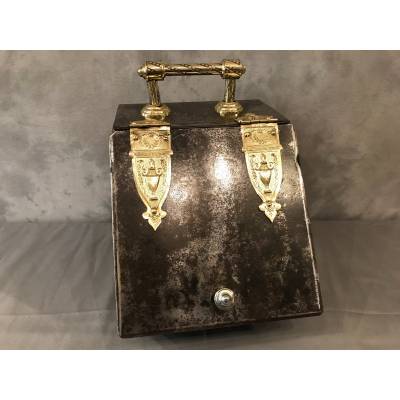 Coal-plated, antique iron reserve 19 th