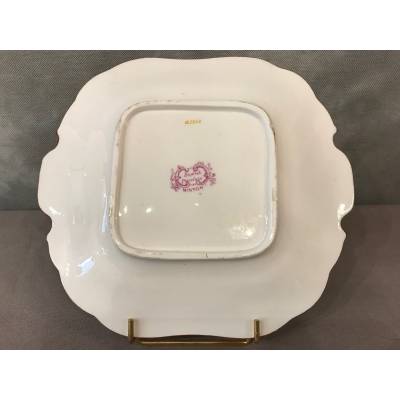 Beau plat à gâteaux  en porcelaine de Minton d'époque 19 ème