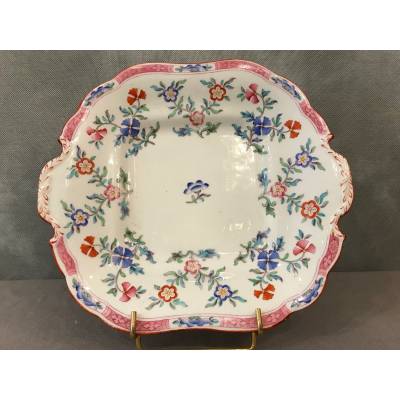 Beau plat à gâteaux  en porcelaine de Minton d'époque 19 ème