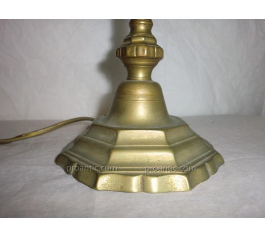 Period brass lamp 19 th