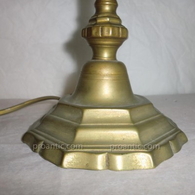 Period brass lamp 19 th