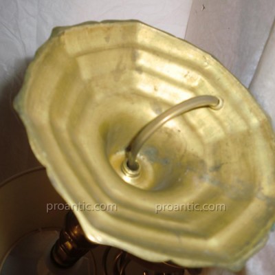 Period brass lamp 19 th