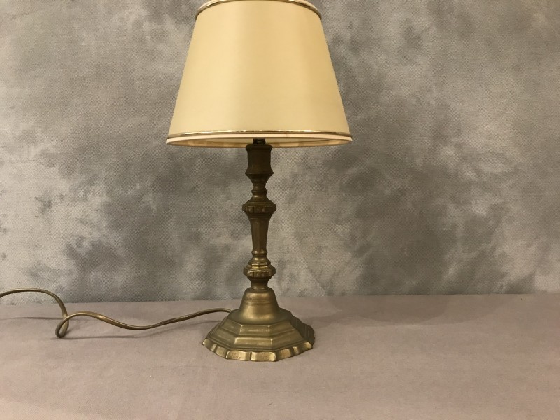 Period brass lamp 19 th