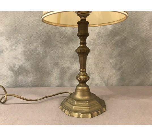 Period brass lamp 19 th